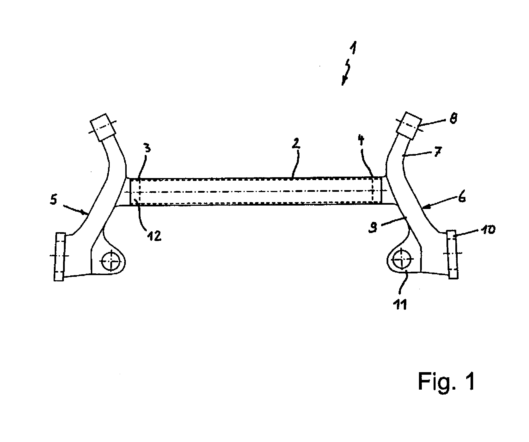 Motor vehicle axle component and method for producing a motor vehicle axle component