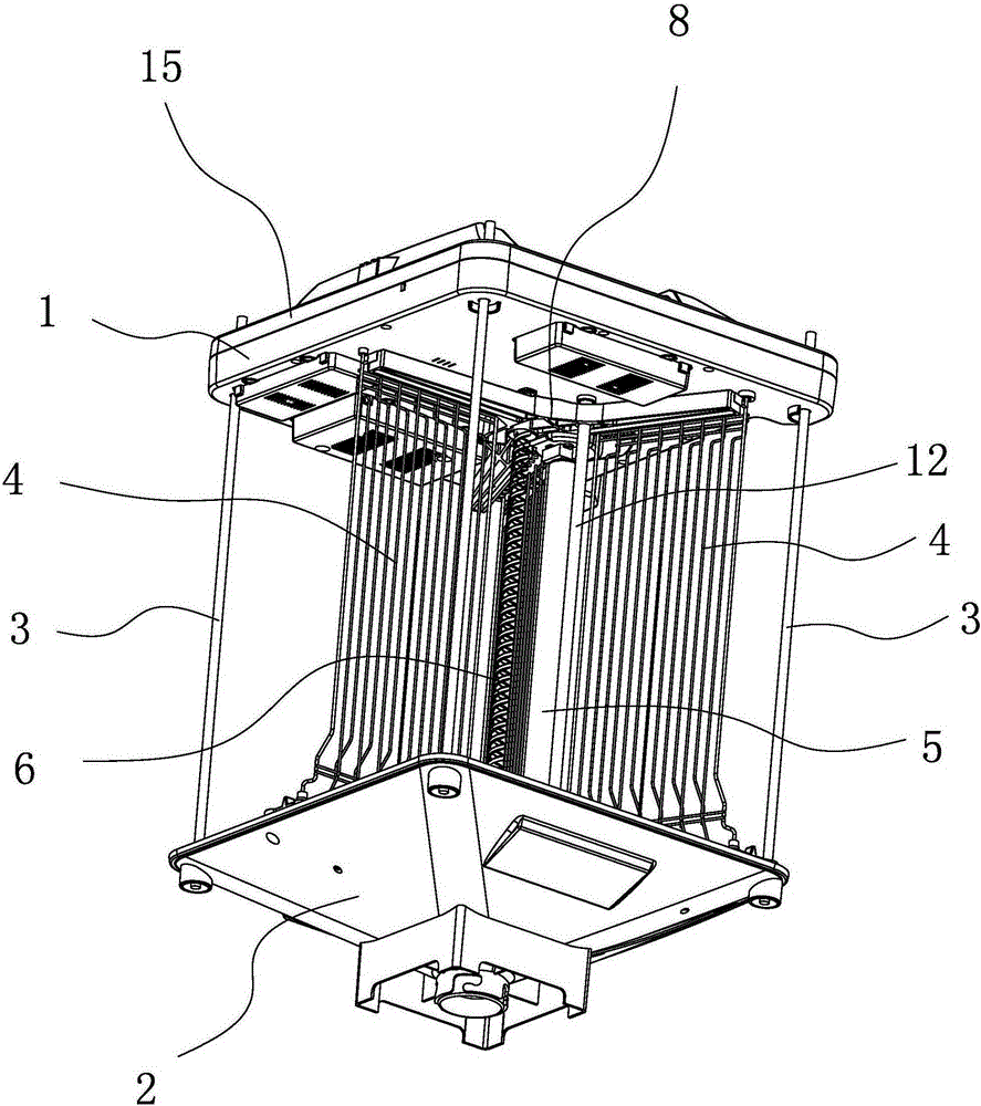 Automatic insect eliminating and killing lamp