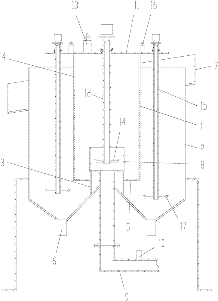 Particle coal classified flotation machine