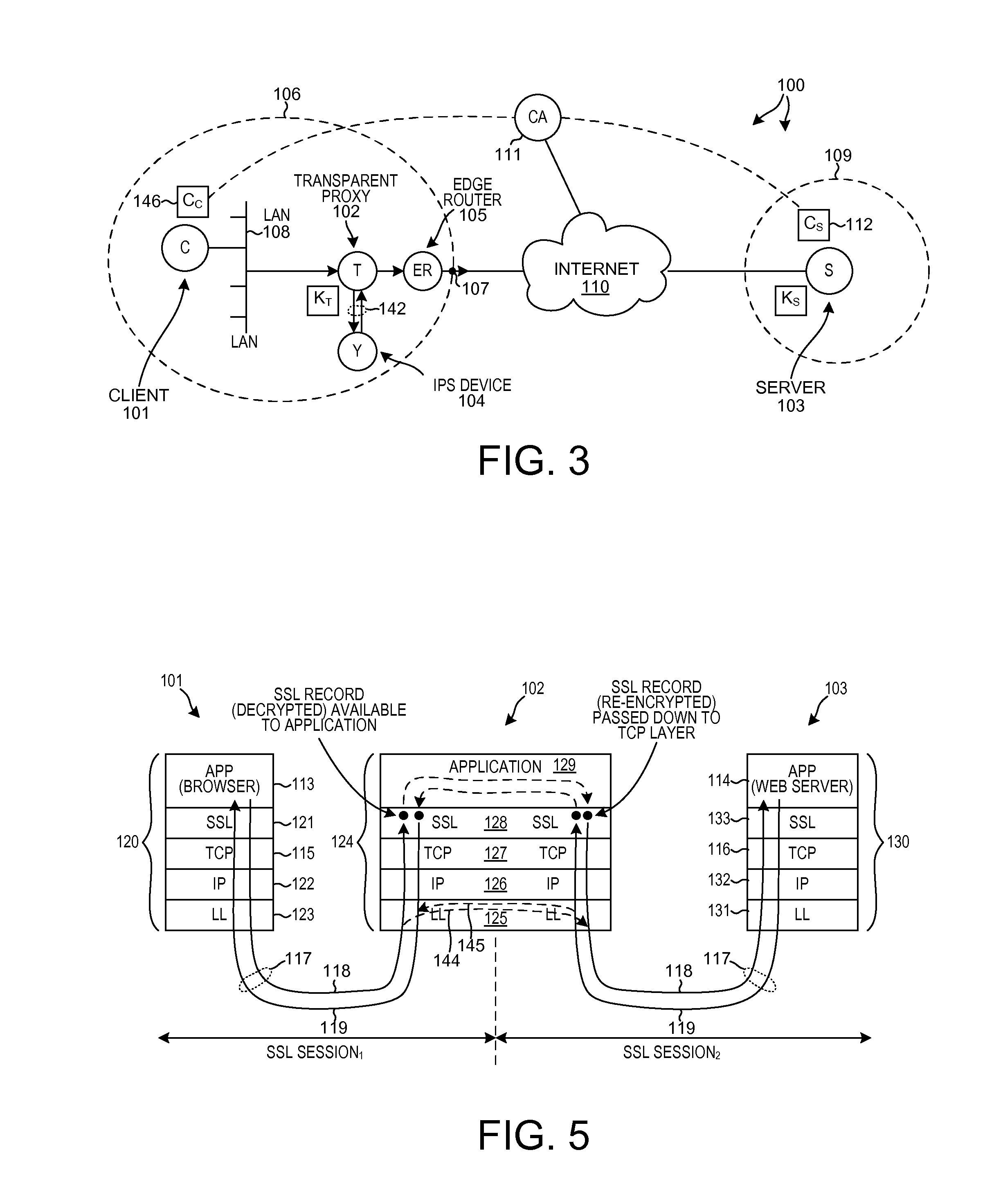 Efficient intercept of connection-based transport layer connections