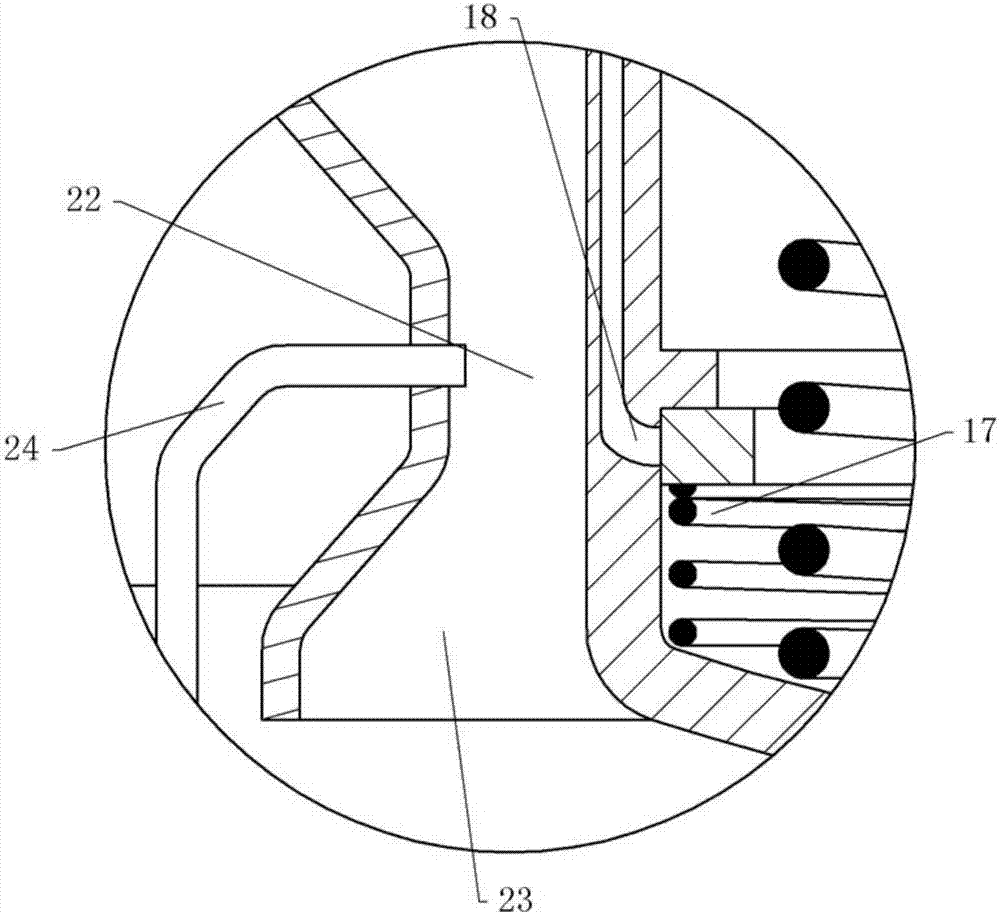 Stirring device for foam brick raw materials