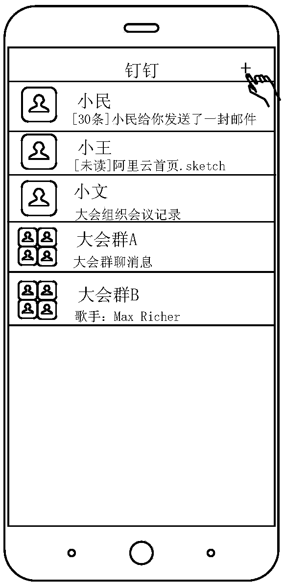 Instant messaging application management method and electronic equipment