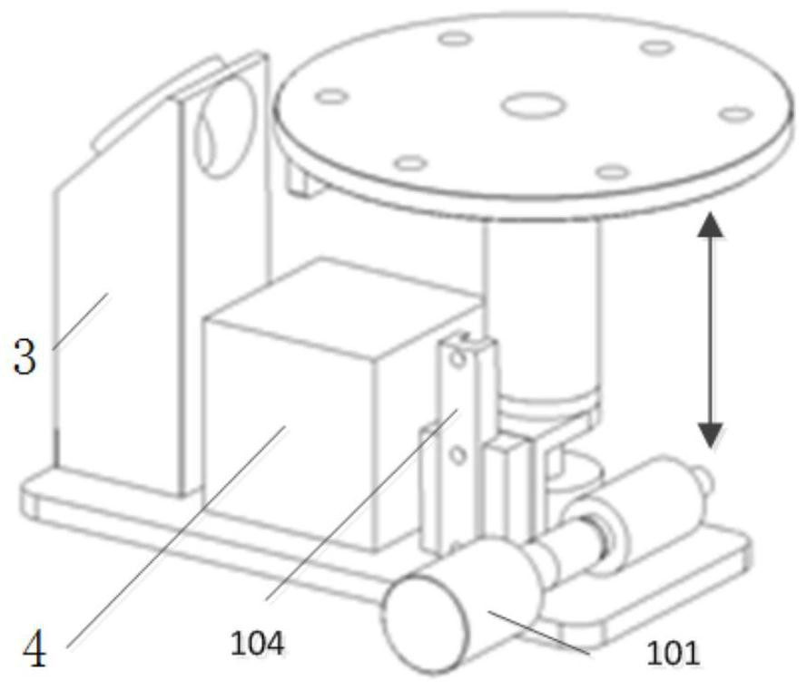 Integrated position measurement and adjustment device and method