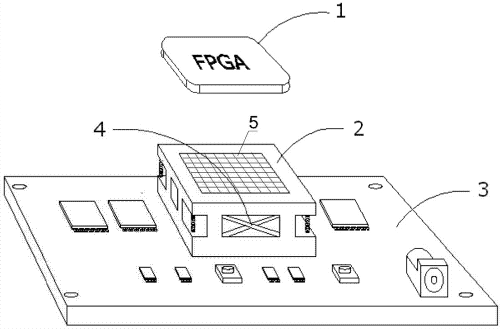 A detachable fpga verification development board with high-speed operation