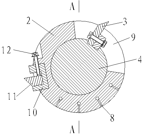 Packaging film cutting device