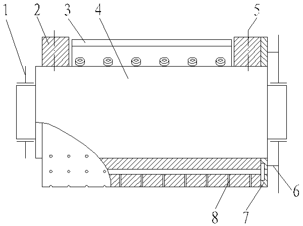 Packaging film cutting device