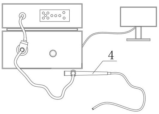 Foreign matter measuring system for digestive endoscopy