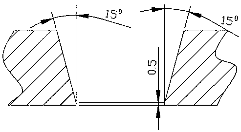 Large-gap argon arc welding bottom sealing repair method for carbon steel pipeline and container