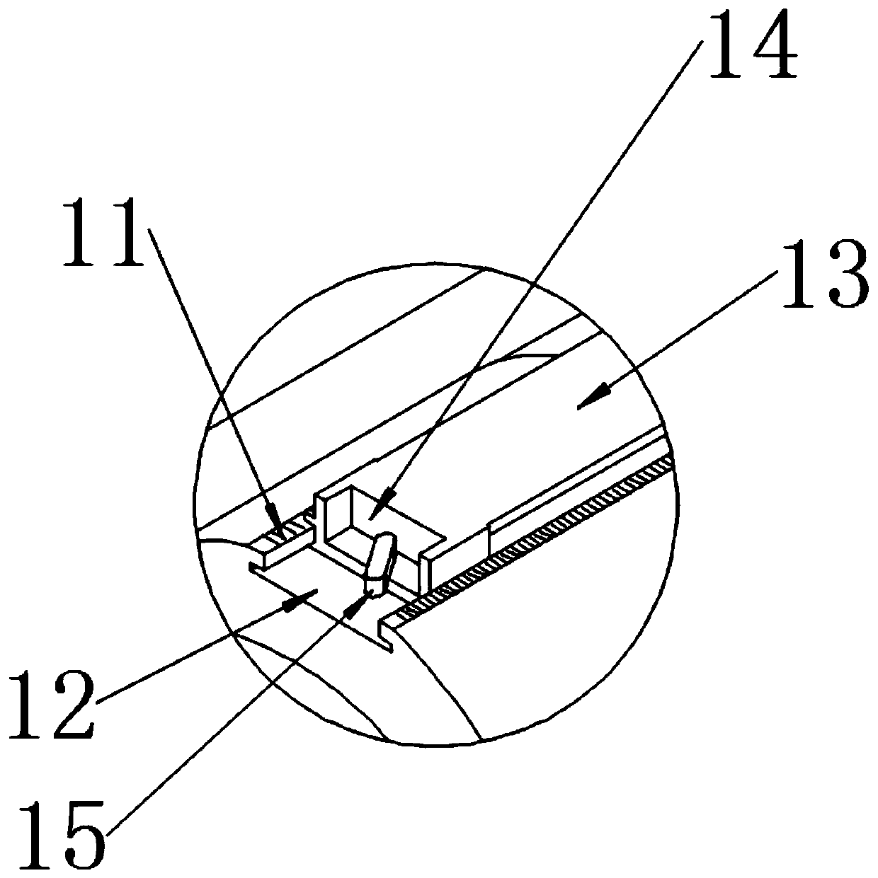 Positioning mechanism for disassembling and assembling gear shaft for gear pump