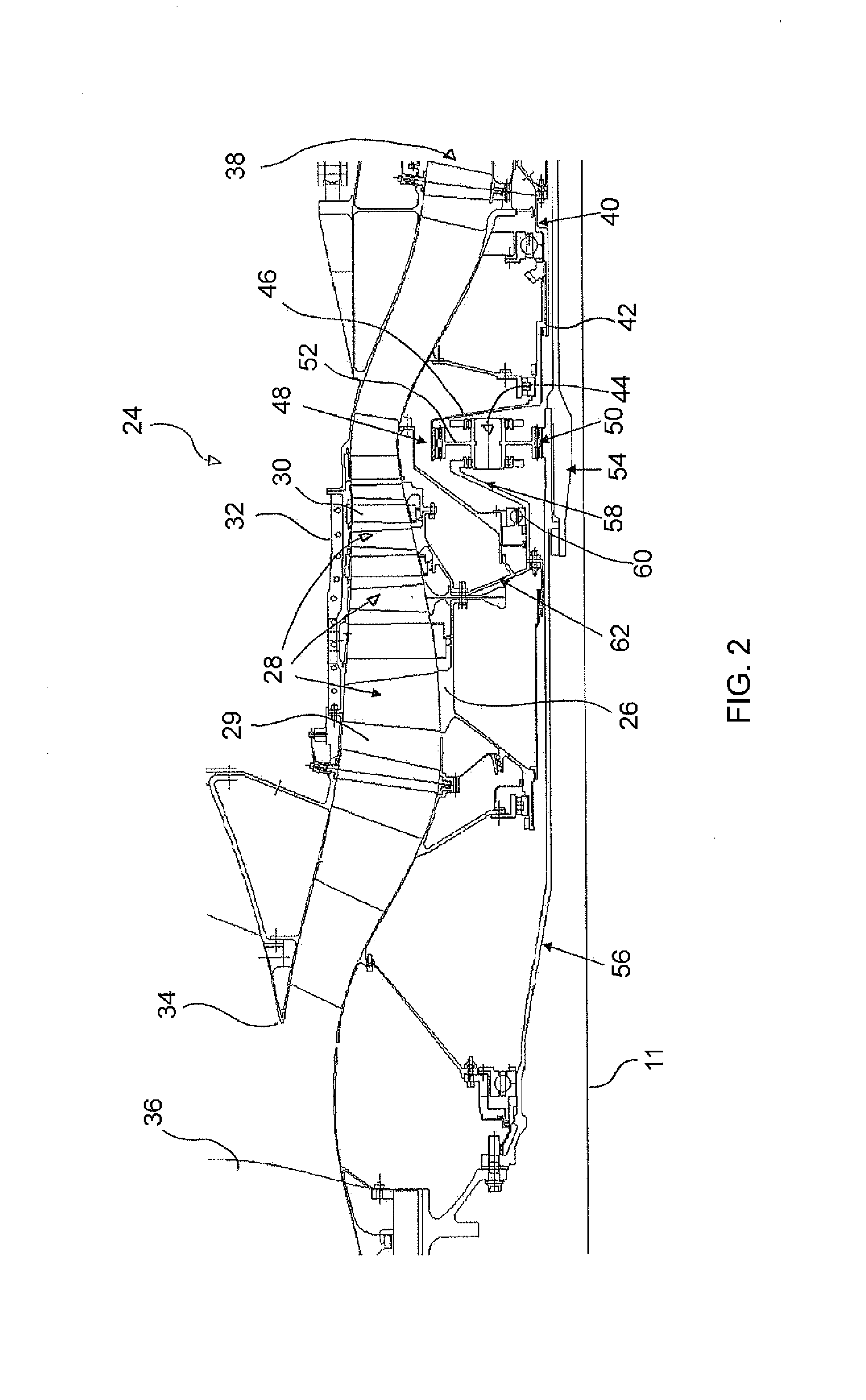 Geared compressor for gas turbine engine