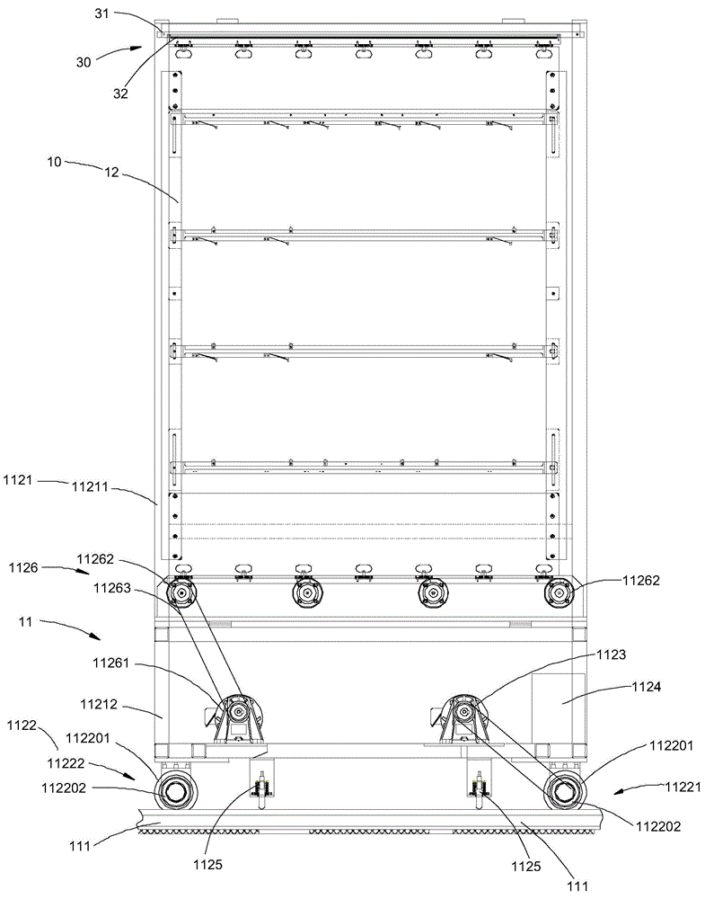 Vacuum coating production line