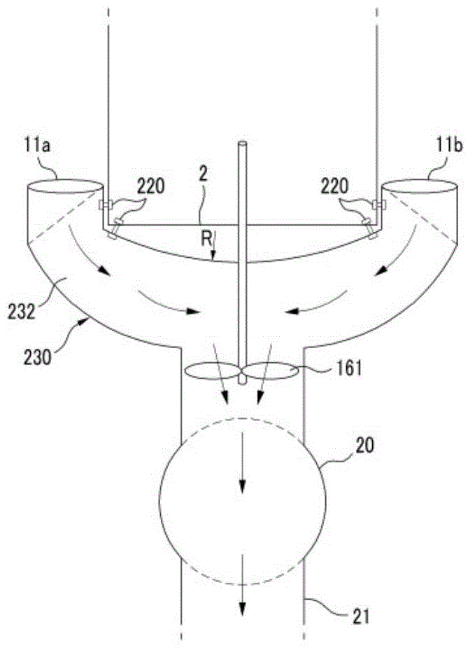 Propulsion and steering device installed below sea level of outside of right and left shipwall in a ship