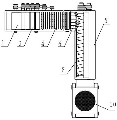 An improved receiving device for fresh duck egg washing machine