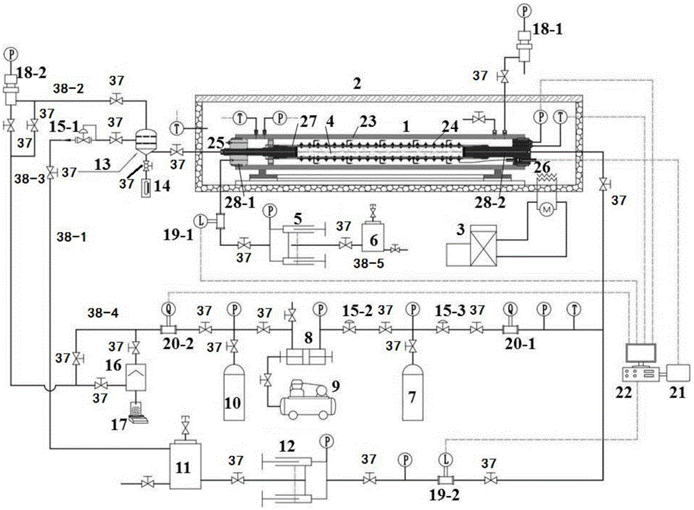 Natural gas hydrate exploitation multi-physical field evolution simulation test device and method