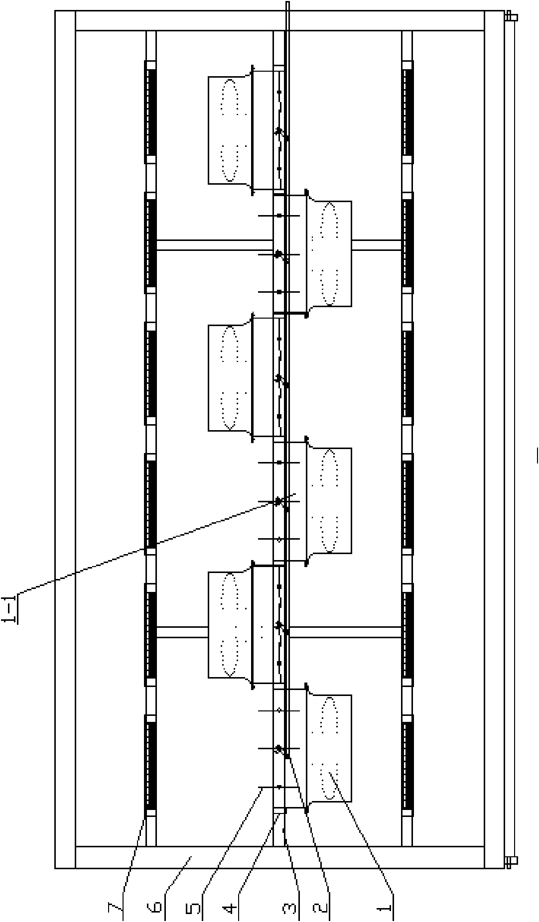 Energy-saving air power source system of wood drying device