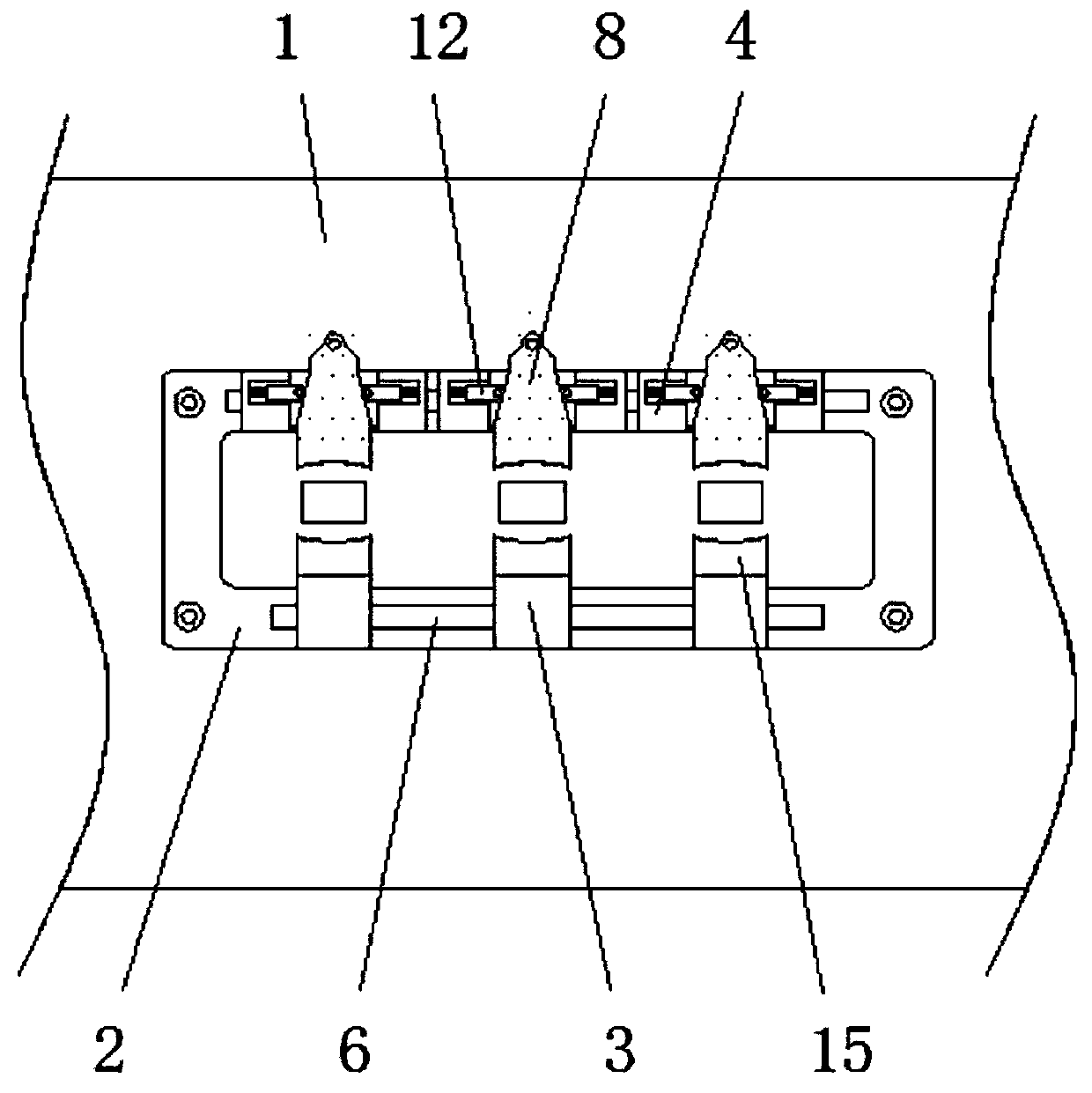 Image equipment connecting device capable of preventing wiring looseness