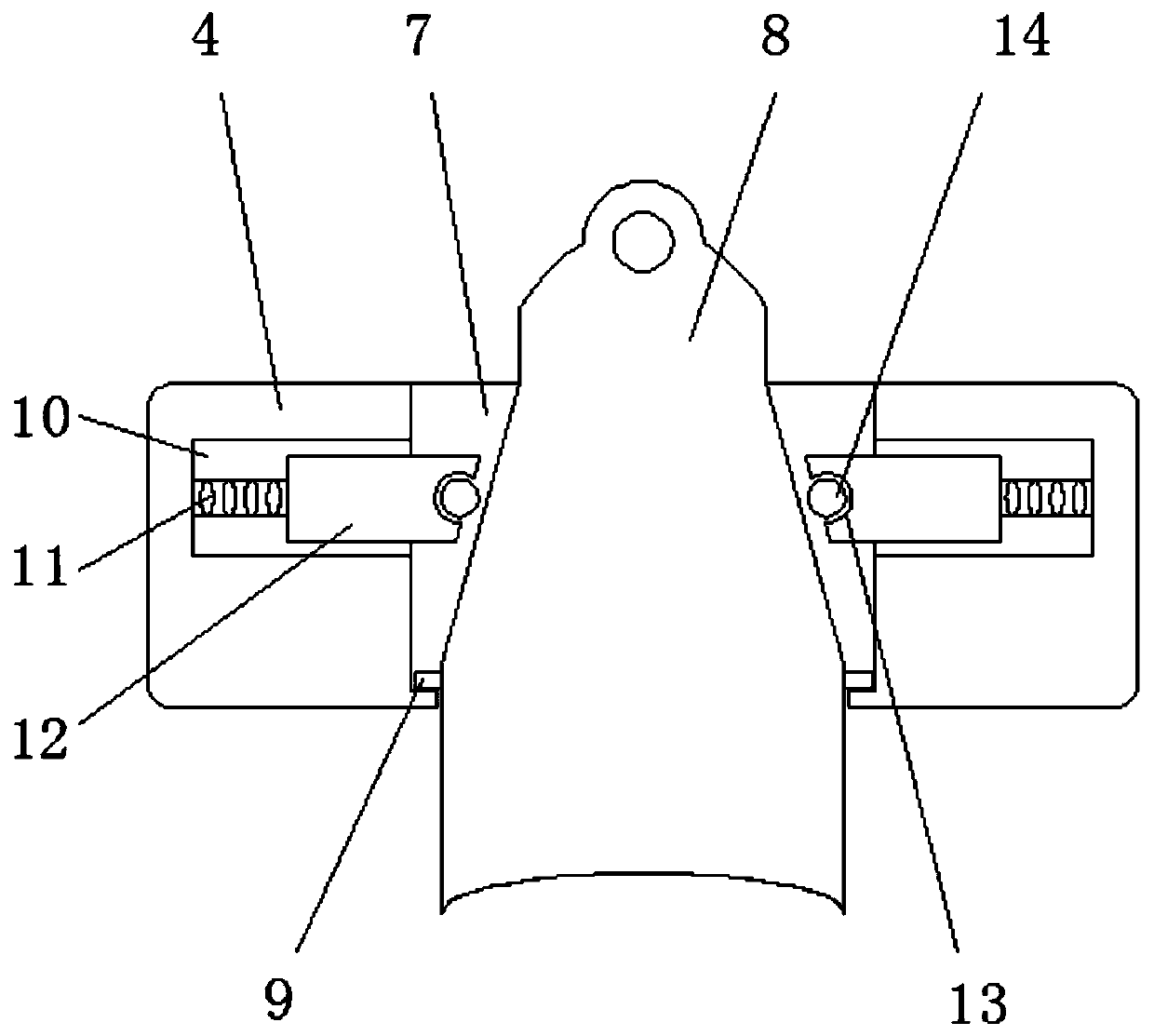 Image equipment connecting device capable of preventing wiring looseness