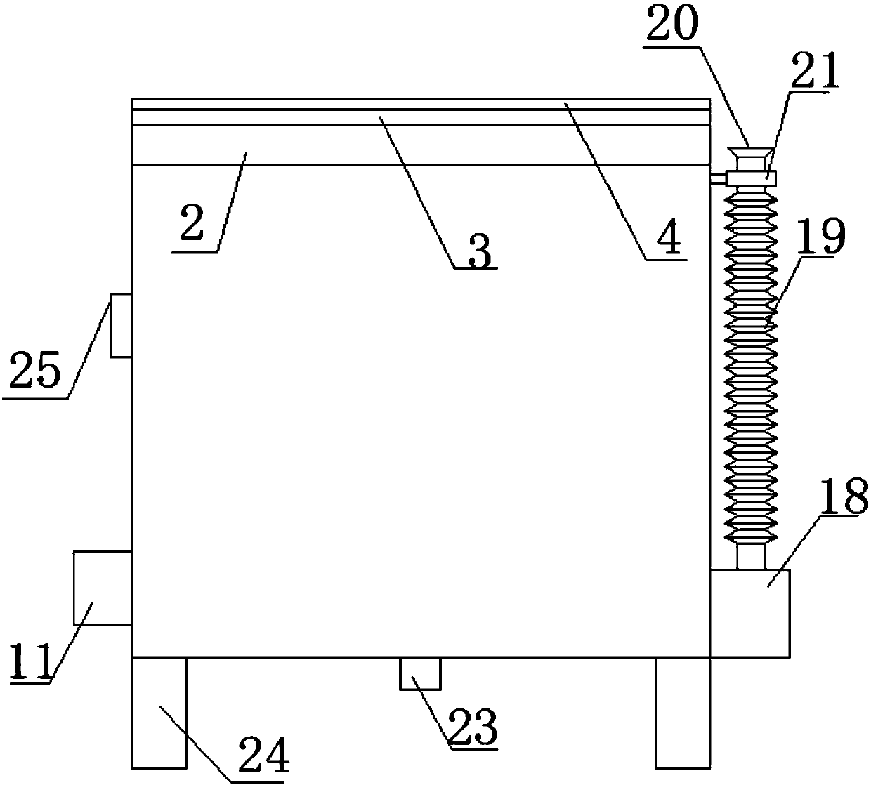 Energy-saving and environment-friendly medical drug fumigation nursing device