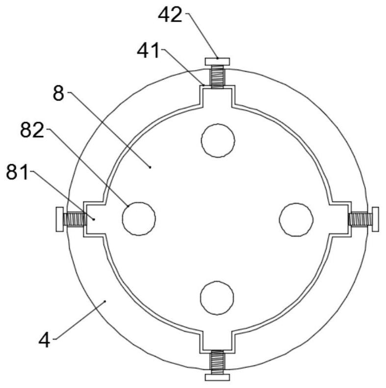 Stay cable tensioning end anchorage device structure