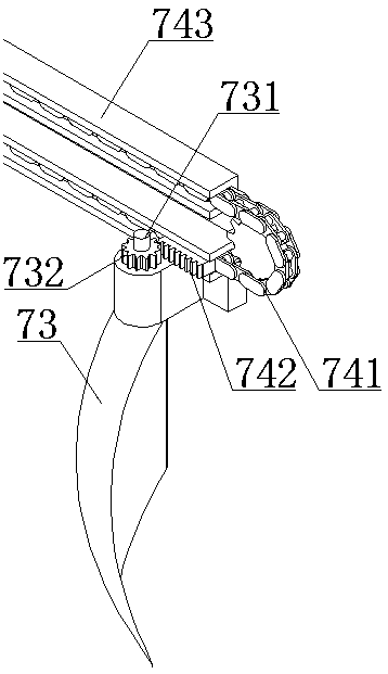 Feeding device for mature vinegar fumigation pool