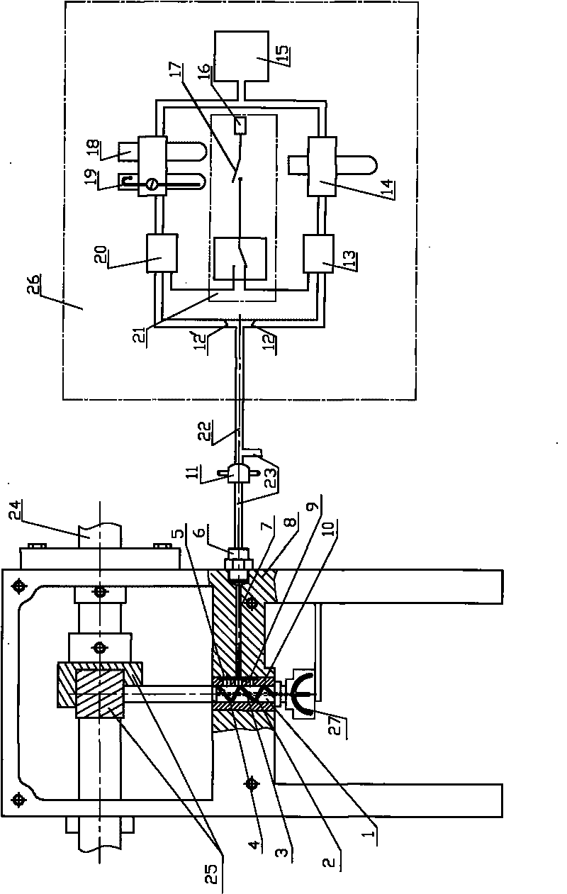 Automatic lubrication system of rotating shuttle assembly of embroidery machine