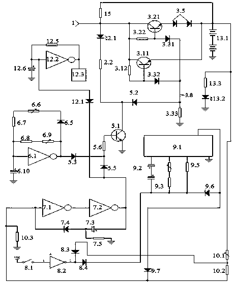 Environmental-friendly type cell float charger