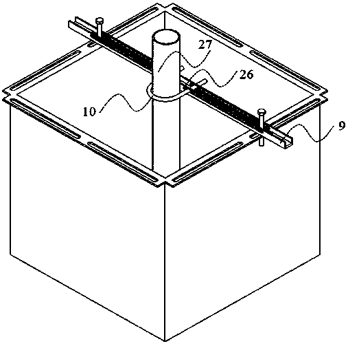 Cone penetration test (CPT) integrated geotechnical packaging bulk pile laboratory model experiment device and method