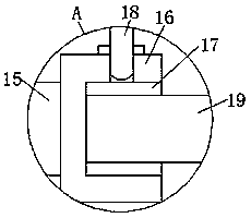 Pressing rivet stud surface polishing device