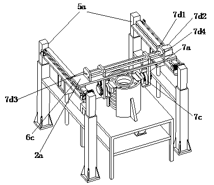 Automatic flange welding robot