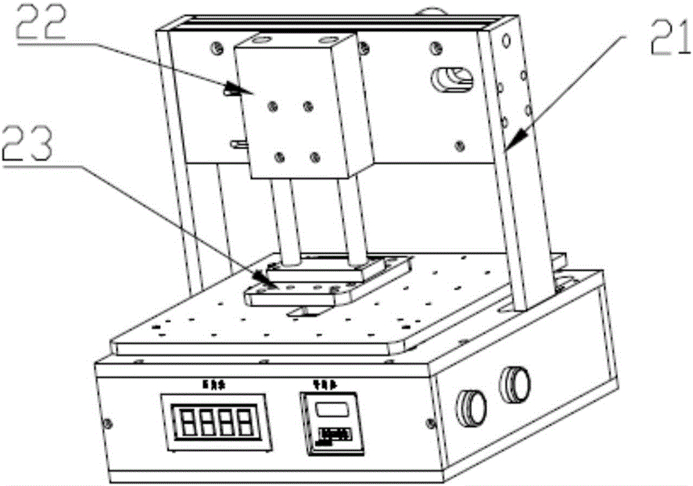 General product assembly pressing attaching device