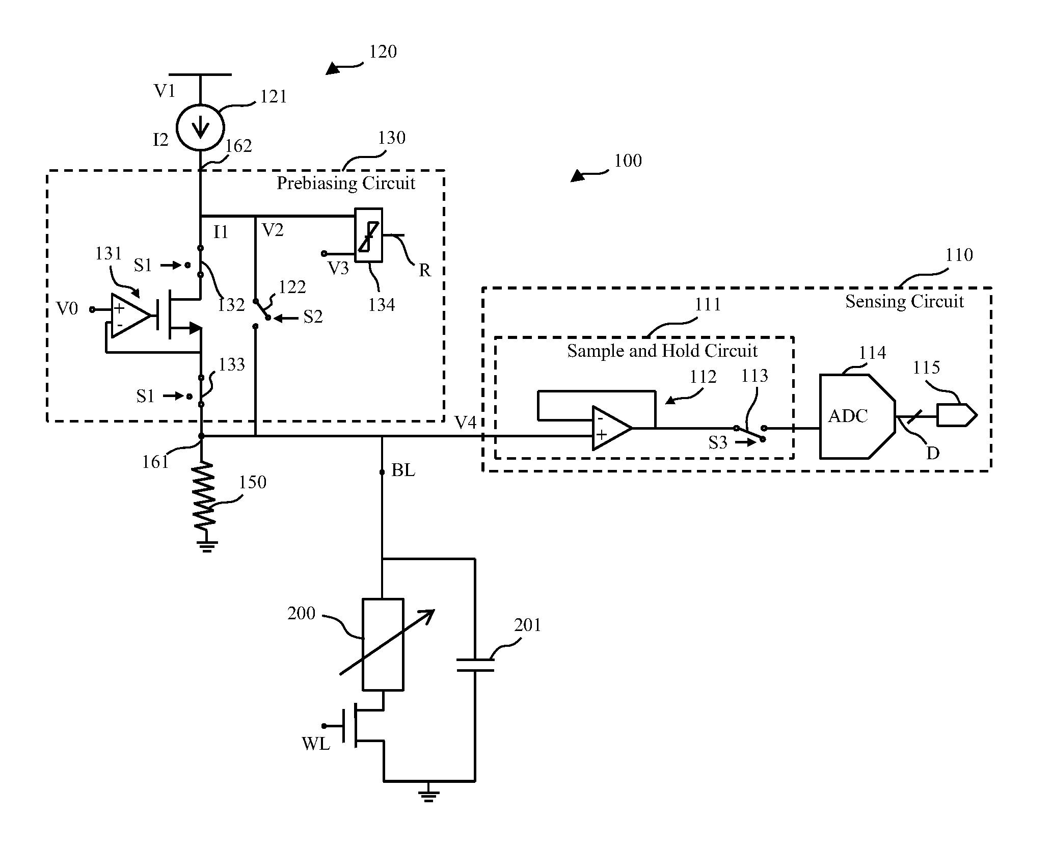 Method and apparatus for faster determination of a cell state of a resistive memory cell using a parallel resistor