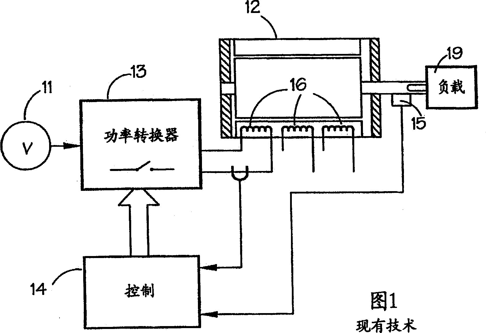 Rotor position detection of a switched reluctance drive