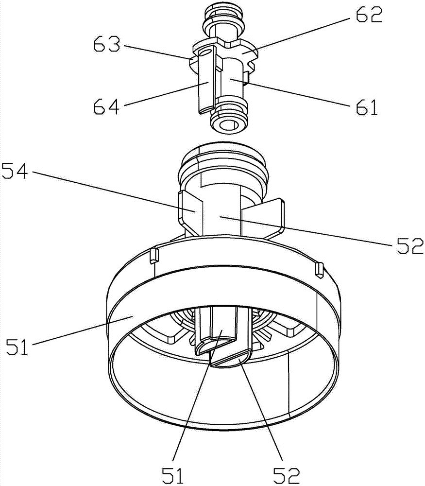 Filter element waterway switching diverter structure