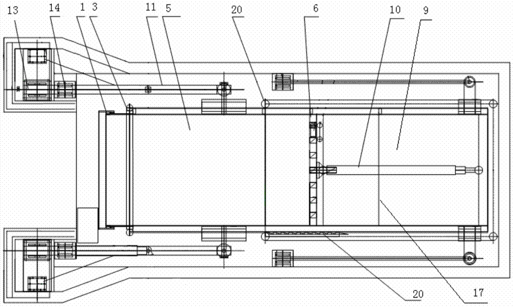 Swing-up environment-friendly pit garbage compression station