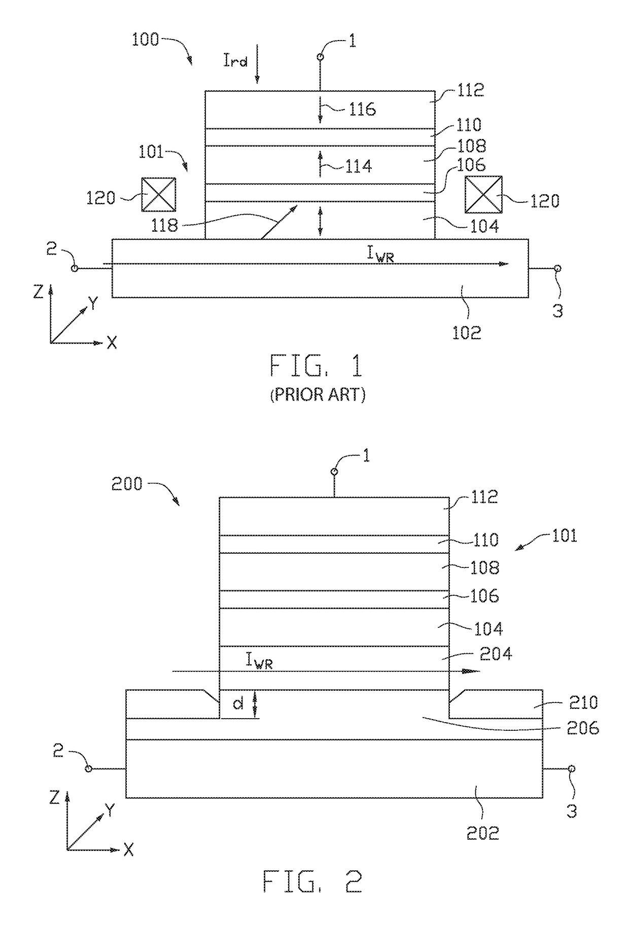 Three terminal SOT memory cell with anomalous Hall effect