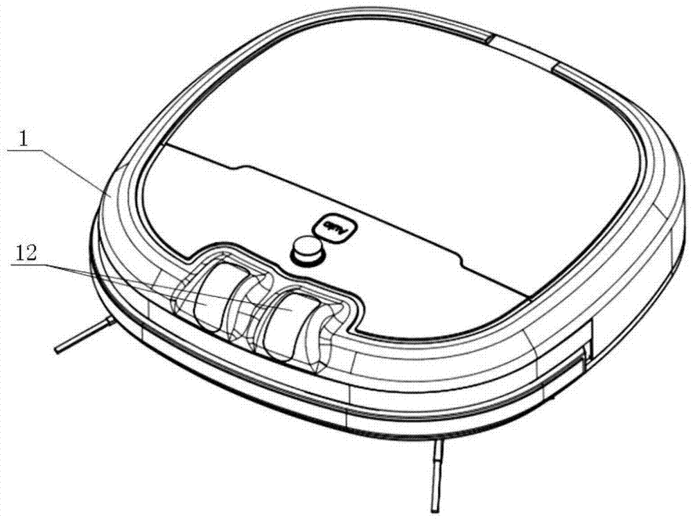 A floor sweeper with infrared camera function