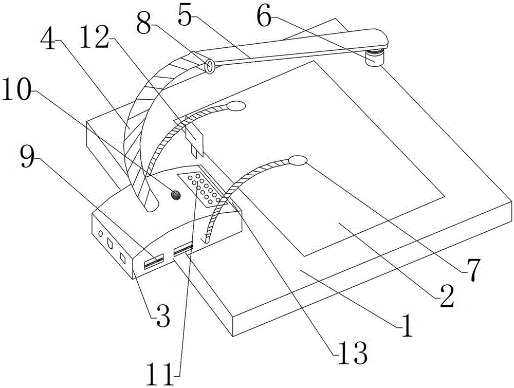 Remote-control video display bench for teaching