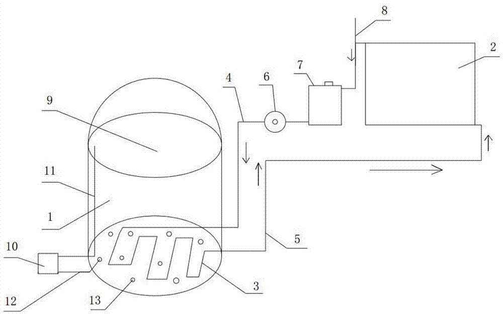 Solar temperature-increasing device for biogas digester