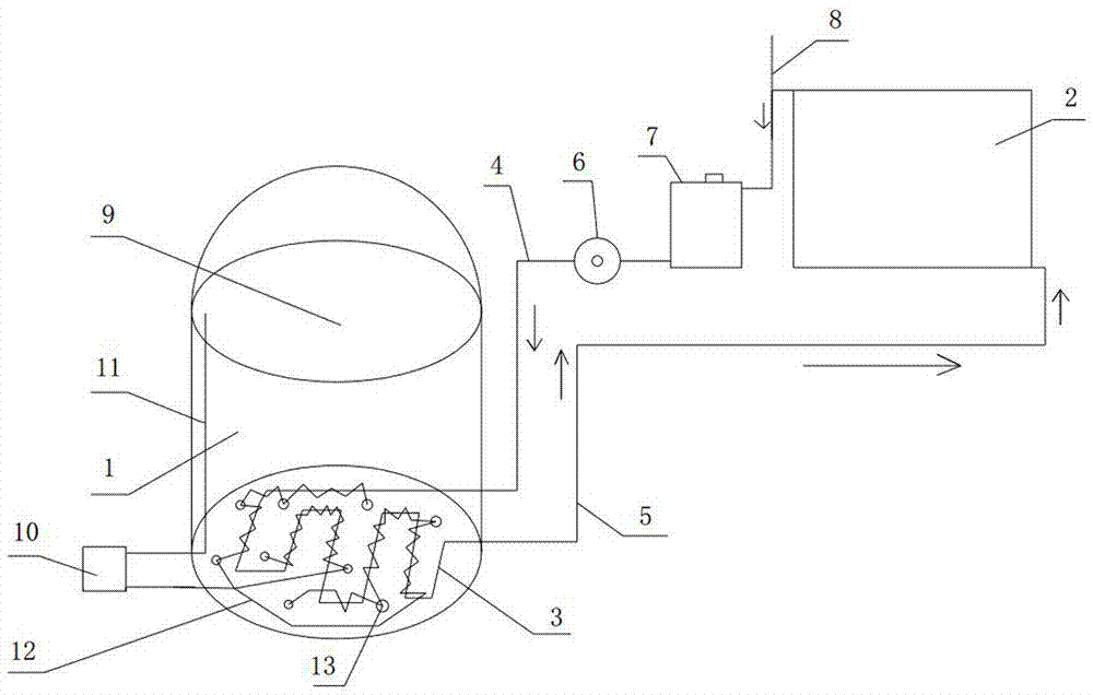 Solar temperature-increasing device for biogas digester