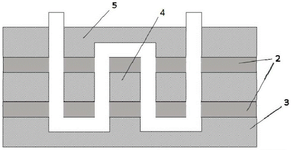 Stereo micro-fluidic chip and preparation method thereof