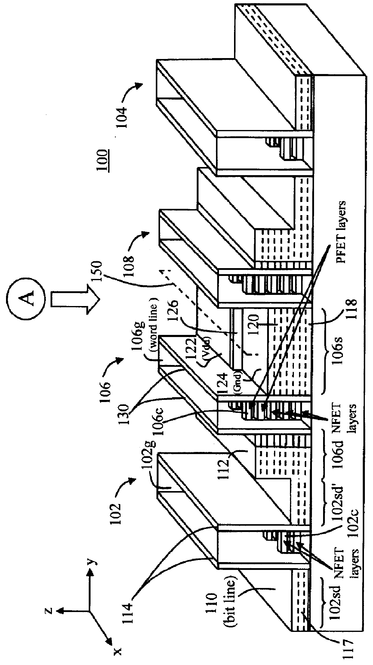 Nanomesh SRAM Cell