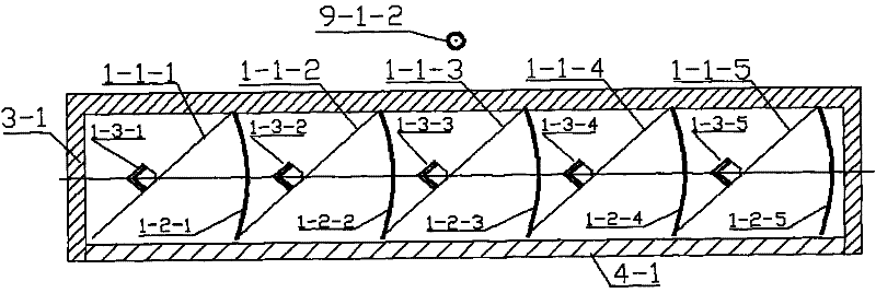 Solar heater with secondary reflection parabolic cylinder surface for gathering light and hollow square closed cavity for daylighting