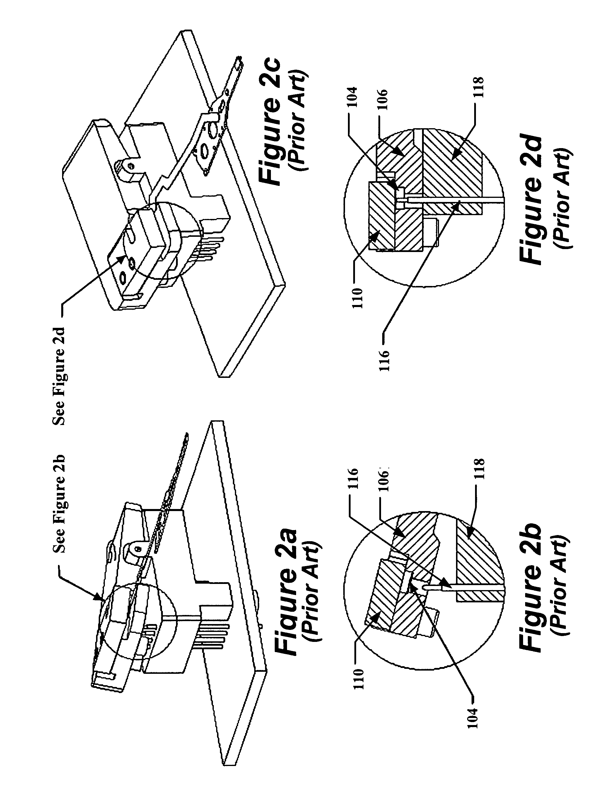 "2-step contact" clamping fixture for the flexible print circuit on a head gimbal assembly