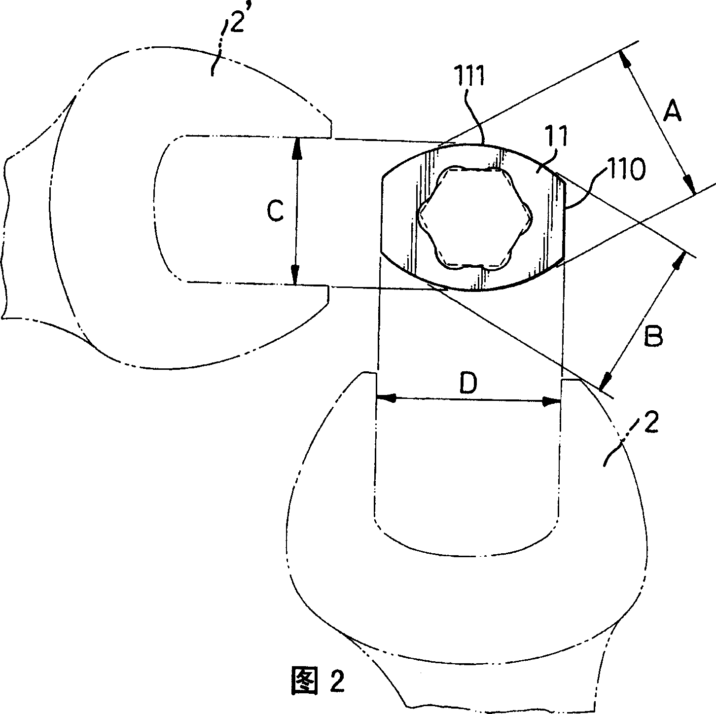 Bolt adapted for many types hand tools to work with