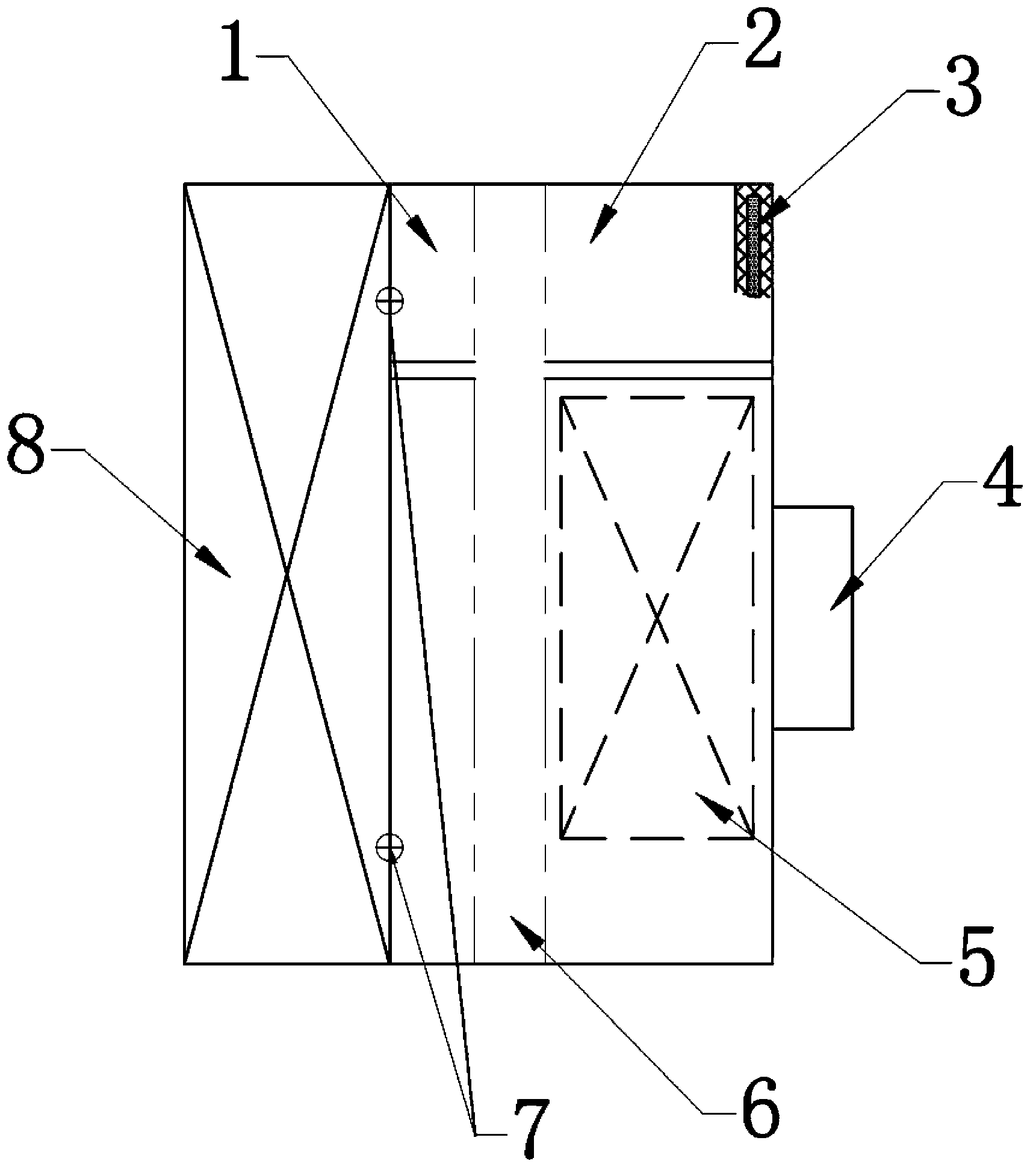 Air duct component of air conditioner