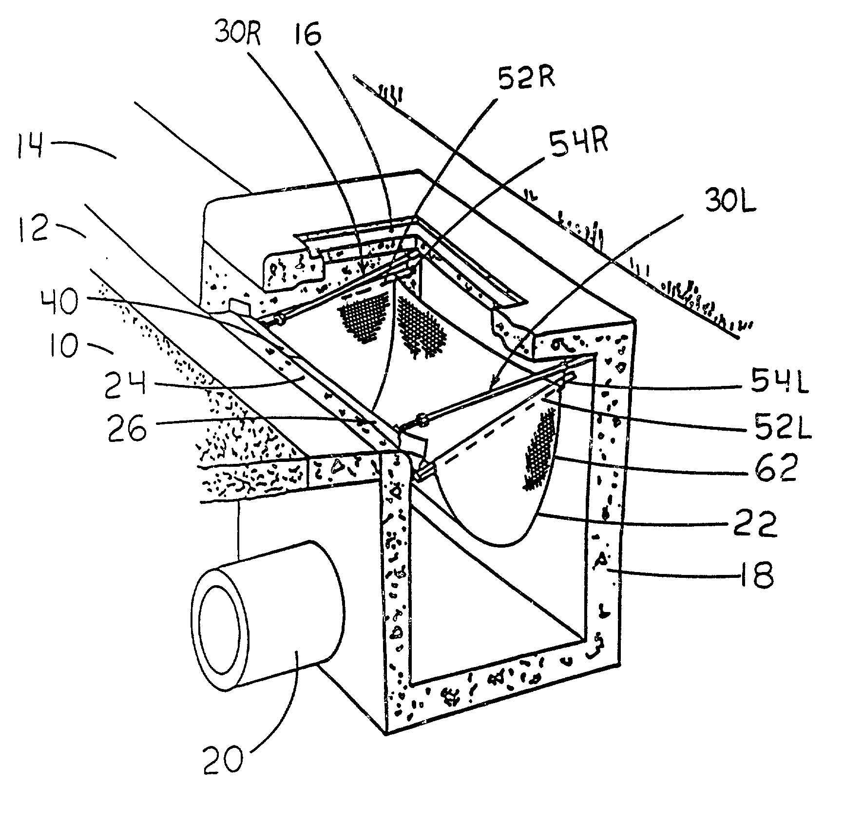 Curb inlet catch basin filter