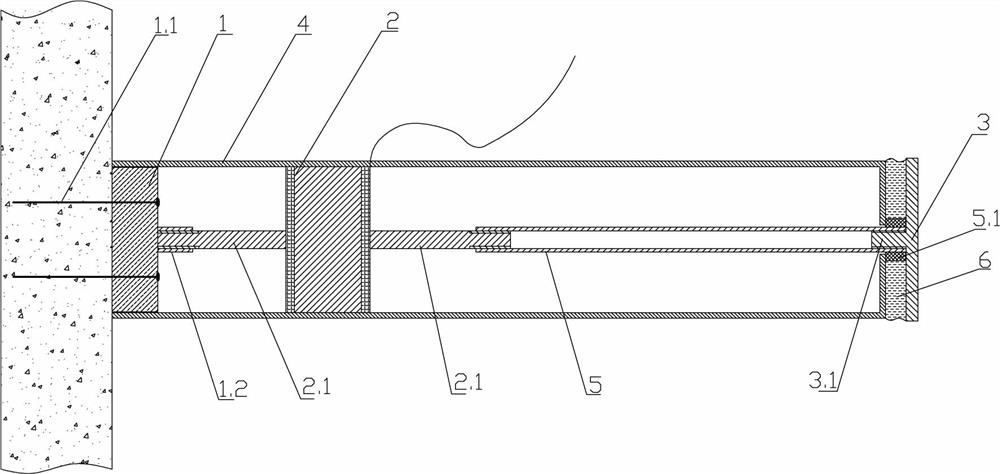 A device for measuring ice layer tension pressure and its installation method