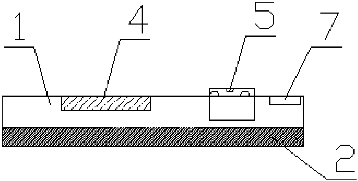 Electrode plate with indicator lamp