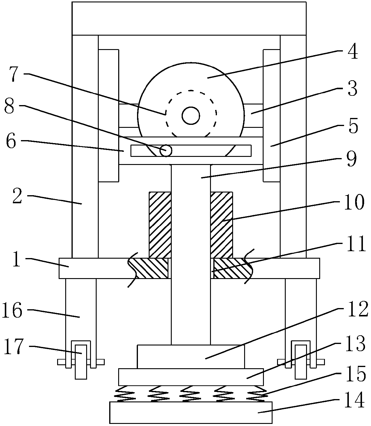 Lifting-type compactor for agricultural production