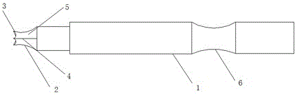 Novel tool bit for numerical-control machining tool special for non-metallic materials